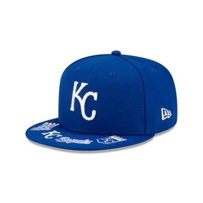 Kansas City Royals Gorra | New Era MLB Visor Hit 59fifty Fitted Cap Mexico - Azules